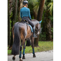 Guêtres de dressage Equestrian Stockholm mesh Teal blue Bleu