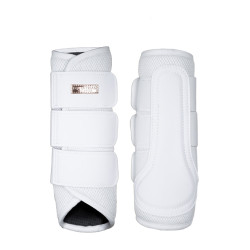 Guêtres de dressage Equestrian Stockholm mesh Blanc doré