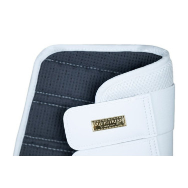 Guêtres de dressage Equestrian Stockholm mesh Blanc doré