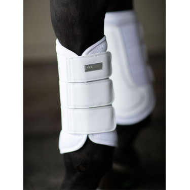 Guêtres de dressage Equestrian Stockholm mesh Blanc argenté