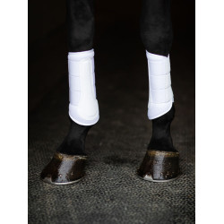 Guêtres de dressage Equestrian Stockholm mesh Blanc argenté