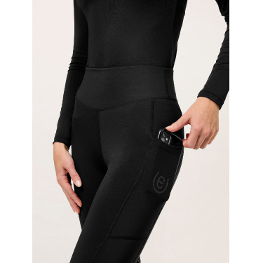 Legging d'équitation Equestrian Stockholm Movement femme Tout noir