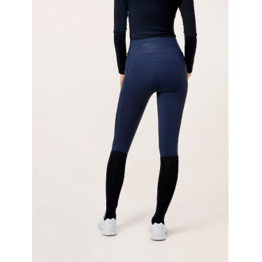 Legging d'équitation Equestrian Stockholm Movement femme Tout marine Bleu marine