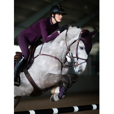 Legging d'équitation Equestrian Stockholm Movement femme Noir raven Violet