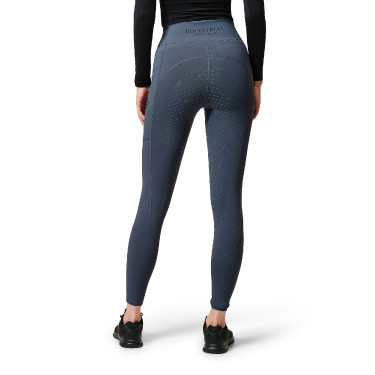 Legging d'équitation Equestrian Stockholm Movement femme Gris
