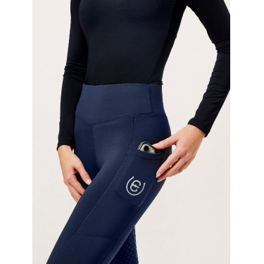 Legging d'équitation Equestrian Stockholm Movement femme Marine Bleu marine