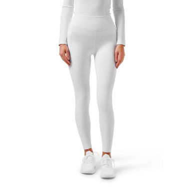 Legging d'équitation Equestrian Stockholm Movement femme Blanc