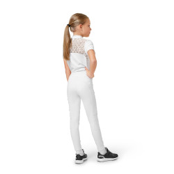 Legging d'équitation Equestrian Stockholm Movement Young Rider Blanc
