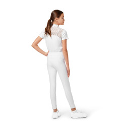 Legging d'équitation Equestrian Stockholm Movement Young Rider Blanc