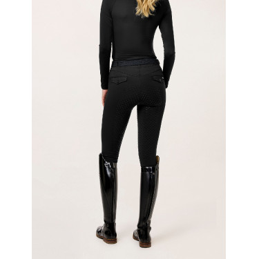Legging d'équitation Equestrian Stockholm Premium femme Noir Legging d'équitation Equestrian Stockholm Premium femme Noir