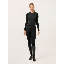 Legging d'équitation Equestrian Stockholm Premium femme Noir Legging d'équitation Equestrian Stockholm Premium femme Noir