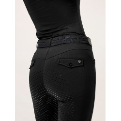 Legging d'équitation Equestrian Stockholm Premium femme Noir Legging d'équitation Equestrian Stockholm Premium femme Noir