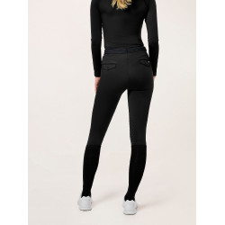Legging d'équitation Equestrian Stockholm Premium femme Noir Legging d'équitation Equestrian Stockholm Premium femme Noir