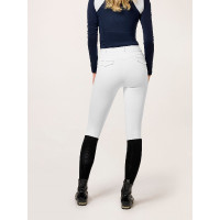 Legging d'équitation Equestrian Stockholm Premium femme Blanc