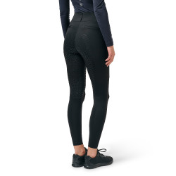 Legging d'équitation Equestrian Stockholm Supreme femme Tout noir Legging d'équitation Equestrian Stockholm Supreme femme Tout noir