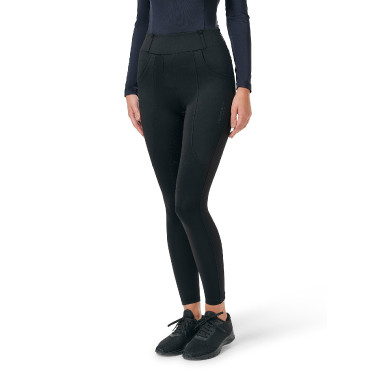 Legging d'équitation Equestrian Stockholm Supreme femme Tout noir Legging d'équitation Equestrian Stockholm Supreme femme Tout noir