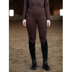 Legging d'équitation Equestrian Stockholm Supreme femme Endless glow Marron
