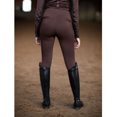 Legging d'équitation Equestrian Stockholm Supreme femme Endless glow Marron