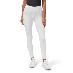 Legging d'équitation Equestrian Stockholm Supreme femme Blanc perfection