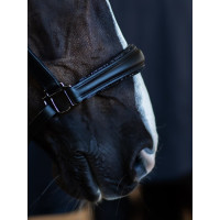 Licol en cuir Equestrian Stockholm anatomic scintillant Noir edition