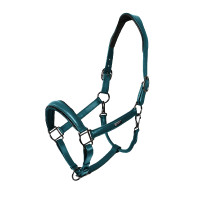 Licol en cuir Equestrian Stockholm anatomic scintillant Teal blue Bleu Licol en cuir Equestrian Stockholm anatomic scintillant Teal blue Bleu