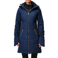 Manteau hiver long Equestrian Stockholm Denali femme Lagoon blush