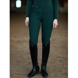 Pantalon d'équitation Equestrian Stockholm Elite femme Dramatic monday Vert