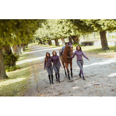 Pantalon d'équitation Equestrian Stockholm Elite femme Gris