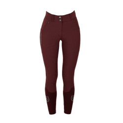 Pantalon d'équitation Equestrian Stockholm Elite femme Merlot Rouge