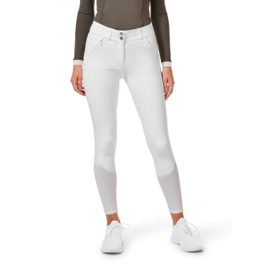 Pantalon d'équitation Equestrian Stockholm Elite femme Blanc perfection