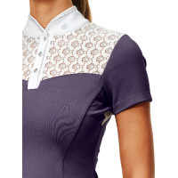 Polo de concours Equestrian Stockholm Cristal Champion femme Violet sombre Polo de concours Equestrian Stockholm Cristal Champion femme Violet sombre
