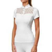 Polo de concours Equestrian Stockholm Cristal Champion femme Blanc perfection