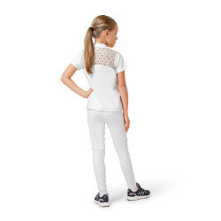 Polo de concours Equestrian Stockholm Cristal Champion Young Rider Blanc