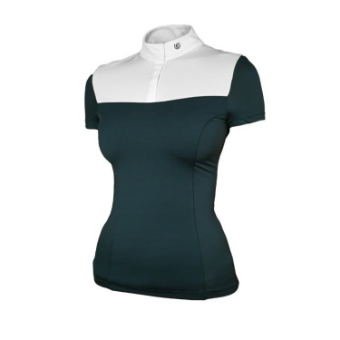 Polo de concours Equestrian Stockholm Fine Line femme manches courtes Dramatic monday Polo de concours Equestrian Stockholm Fine Line femme manches courtes Dramatic monday