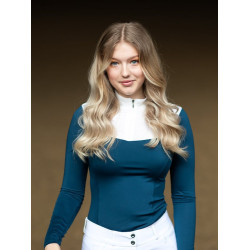 Polo de concours Equestrian Stockholm Light Breeze femme manches longues Polo de concours Equestrian Stockholm Light Breeze femme manches longues