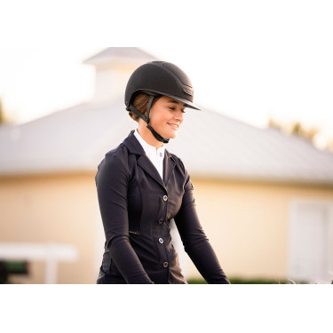 Polo de concours Equestrian Stockholm Light Breeze femme manches longues UV Blanc perfection Polo de concours Equestrian Stockholm Light Breeze femme manches longues UV Blanc perfection