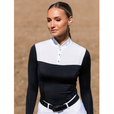 Polo de concours Equestrian Stockholm Revenew manches longues femme