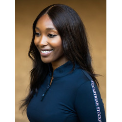 Polo manches longues Equestrian Stockholm Power femme Marine modern tech