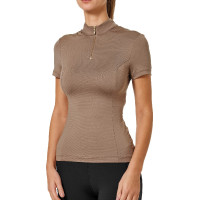 Polo UV Proction Equestrian Stockholm manches courtes femme Noir édition