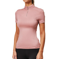 Polo UV Proction Equestrian Stockholm manches courtes femme Rose