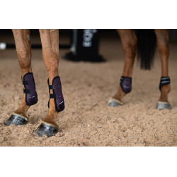 Protèges-boulets Equestrian Stockholm anatomic Noir raven