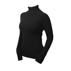 Pull col roulé tricoté Equestrian Stockholm femme Noir édition Pull col roulé tricoté Equestrian Stockholm femme Noir édition