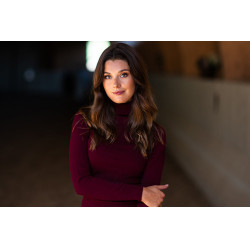 Pull col roulé tricoté Equestrian Stockholm femme Bordeaux Pull col roulé tricoté Equestrian Stockholm femme Bordeaux