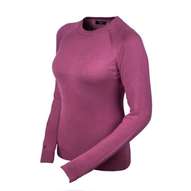 Pull tricoté col rond Equestrian Stockholm femme Rose intemporelle Pull tricoté col rond Equestrian Stockholm femme Rose intemporelle