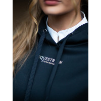 Sweat à capuche Equestrian Stockholm Ease femme Marine Bleu marine