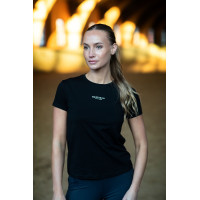 T-shirt Equestrian Stockholm femme manches courtes Noir T-shirt Equestrian Stockholm femme manches courtes Noir