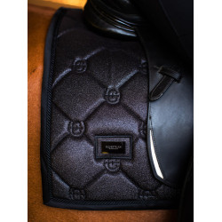 Tapis de dressage Equestrian Stockholm Tout noir scintillant Tapis de dressage Equestrian Stockholm Tout noir scintillant