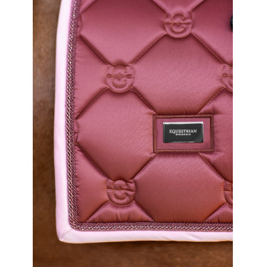 Tapis de dressage Equestrian Stockholm Rose amber Blanc