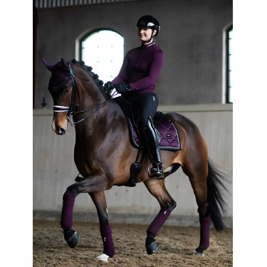 Tapis de dressage Equestrian Stockholm Noir raven Violet