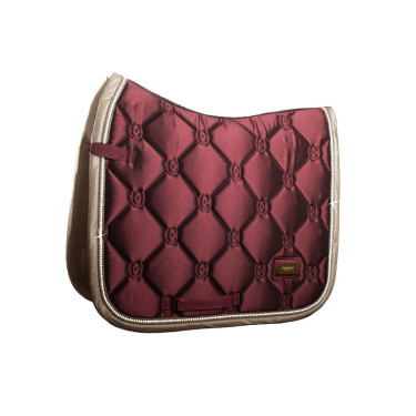Tapis de dressage Equestrian Stockholm Cristal merlot or Bordeaux
